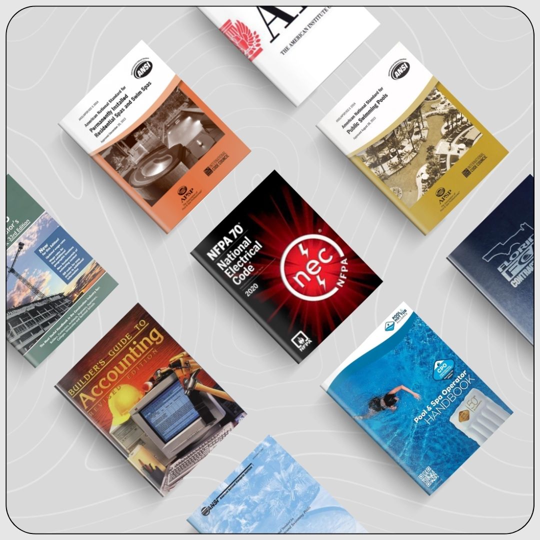 Pool Service Contractor Exam Book Bundle