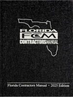 Florida Contractor's Manual - 2025
