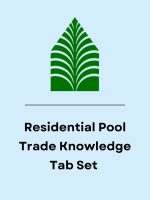 Pre-Printed Tabs for the Reference Books used in the Trade Knowledge part of the Residential Pool/Spa Contractor's Exam