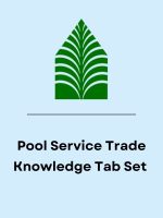 Pre-Printed Tabs for the Reference Books used in the Trade Knowledge part of the Swimming Pool/Spa Servicing Contractor's Exam