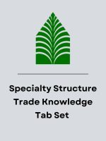 Pre-Printed Tabs for the Reference Books used in the Trade Knowledge part of the Specialty Structure Contractor's Exam