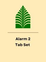 Pre-Printed Tabs for the Reference Books used in the Alarm System II Contractor's Exam - Does not include NEC Tabs