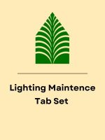 Pre-Printed Tabs for the Reference Books used in the Lighting Maintenance Contractor's Exam - Does not include NEC Tabs